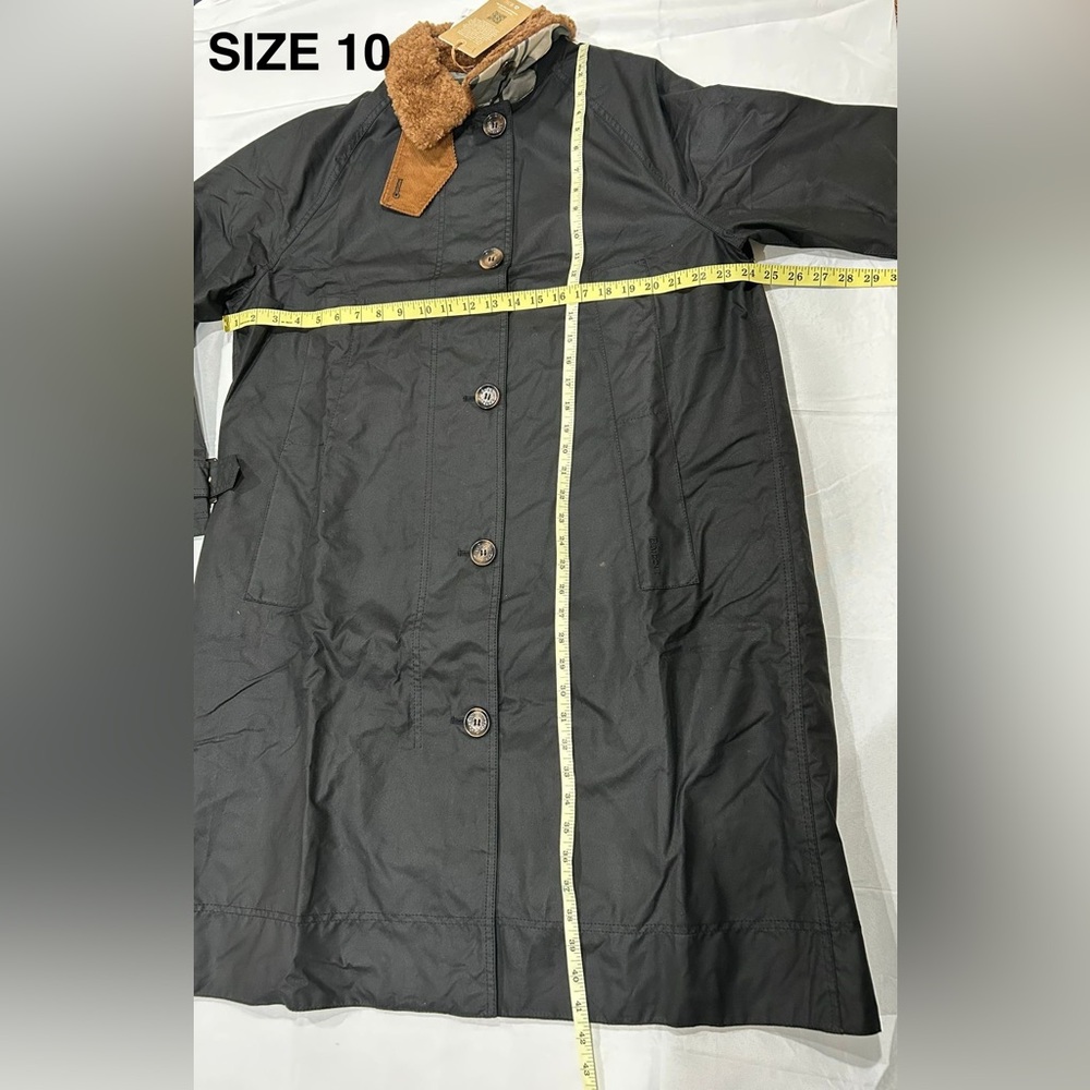 NWT Barbour Malala Wax Jacket - Picture 13 of 14